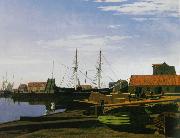 unknow artist View_of_Larsen_Square_near_Copenhagen_Harbor USA oil painting artist